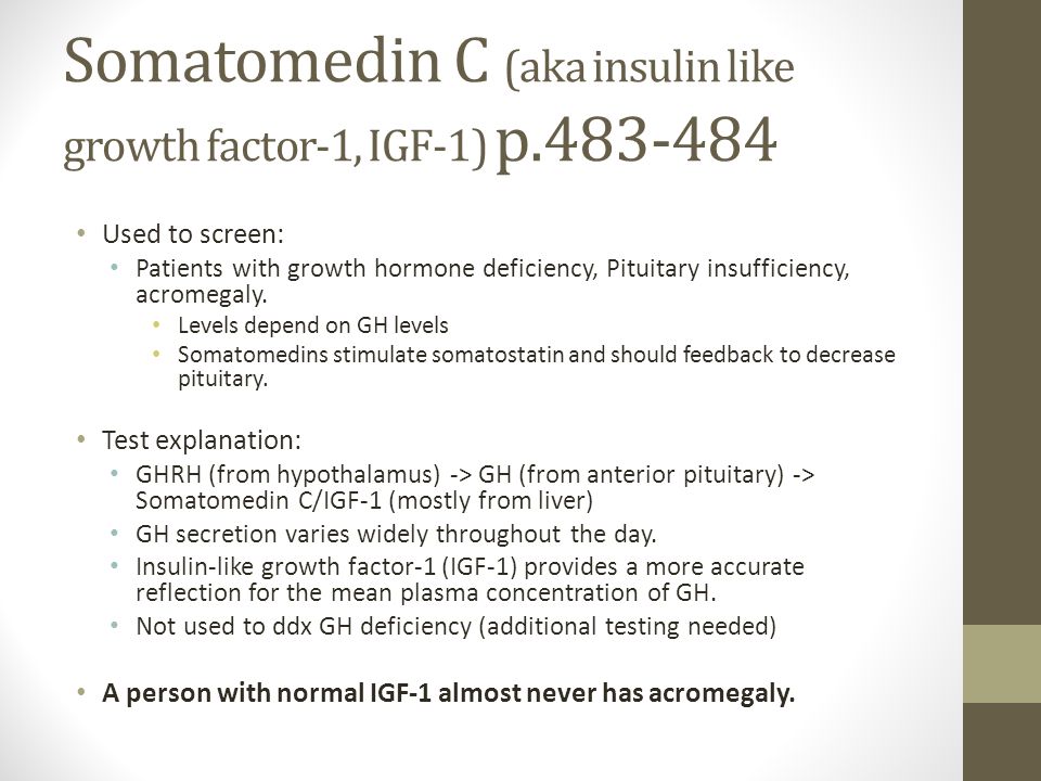 The growth hormone/insulin-like growth factor-1 axis in health and disease